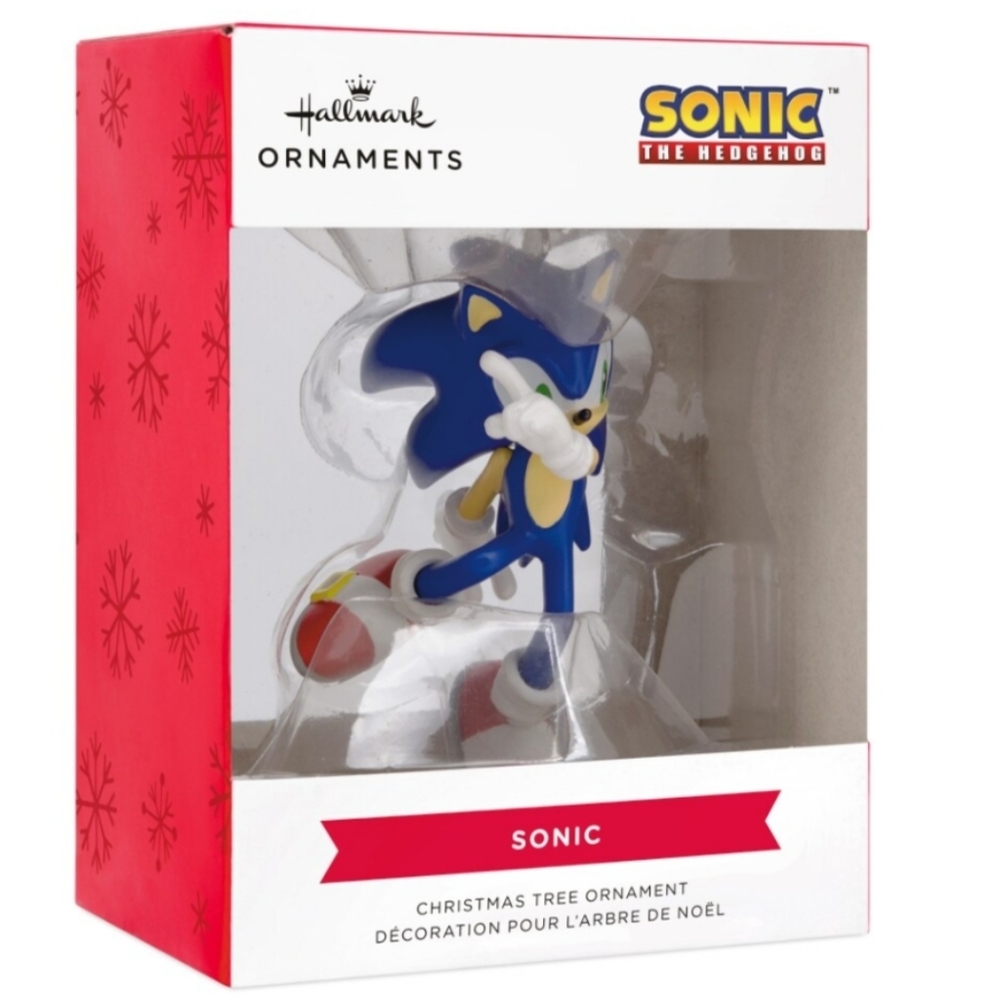 Hallmark Sonic the Hedgehog Action Pose Christmas Tree Ornament